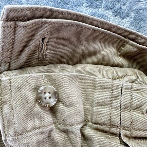 Eddie Bauer Cargo Shorts Mens T42 Legend Wash Utility Khaki Classic 11" Inseam - Picture 9 of 10